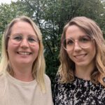 Anette E. Carlsson till vänster och Charlotte Nutti till höger.